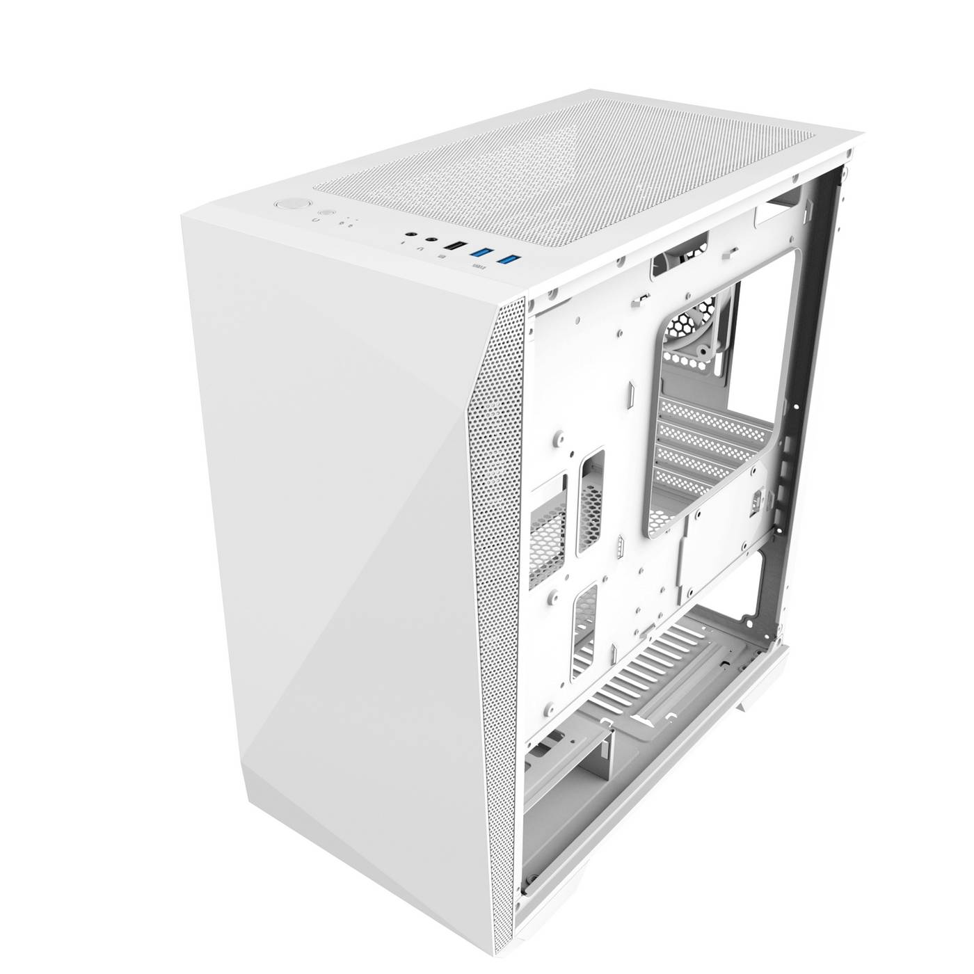 картинка Корпус MiniTower Zalman Z1 Iceberg white mATX, без БП от магазина КомпьютерЦентр