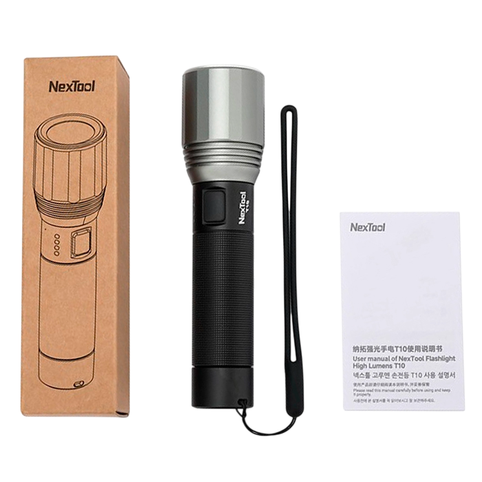 картинка Фонарик Xiaomi NexTool Flashlight T10 NE20343 от магазина КомпьютерЦентр