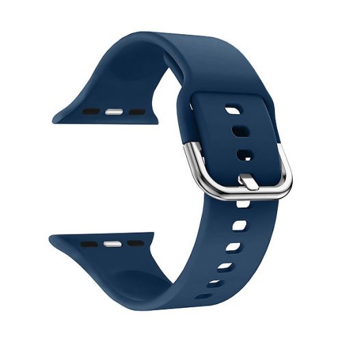 картинка Силиконовый ремешок для Apple Watch 42/ 44/ 45 mm Series 1-7, SE LYAMBDA AVIOR DSJ-17-44-BL темно-синий от магазина КомпьютерЦентр