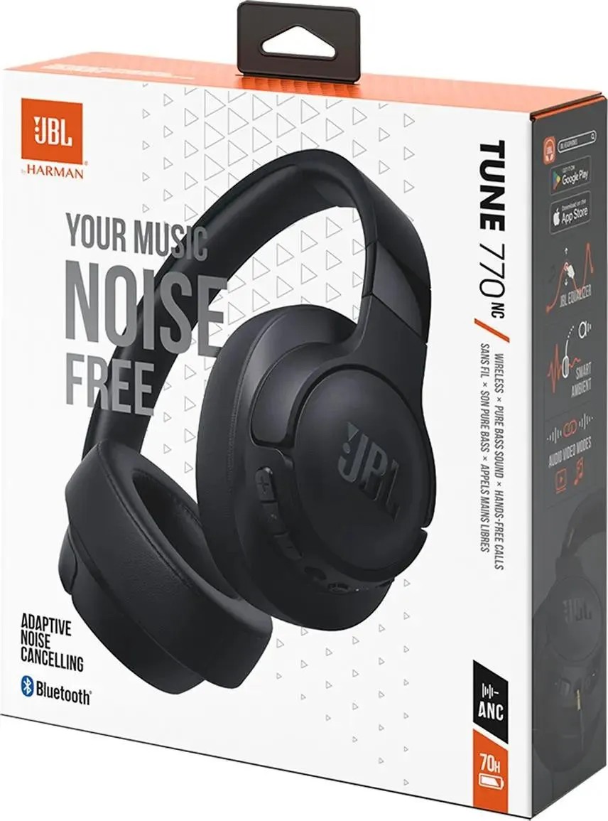 картинка Bluetooth гарнитура JBL Tune 770NC Black от магазина КомпьютерЦентр