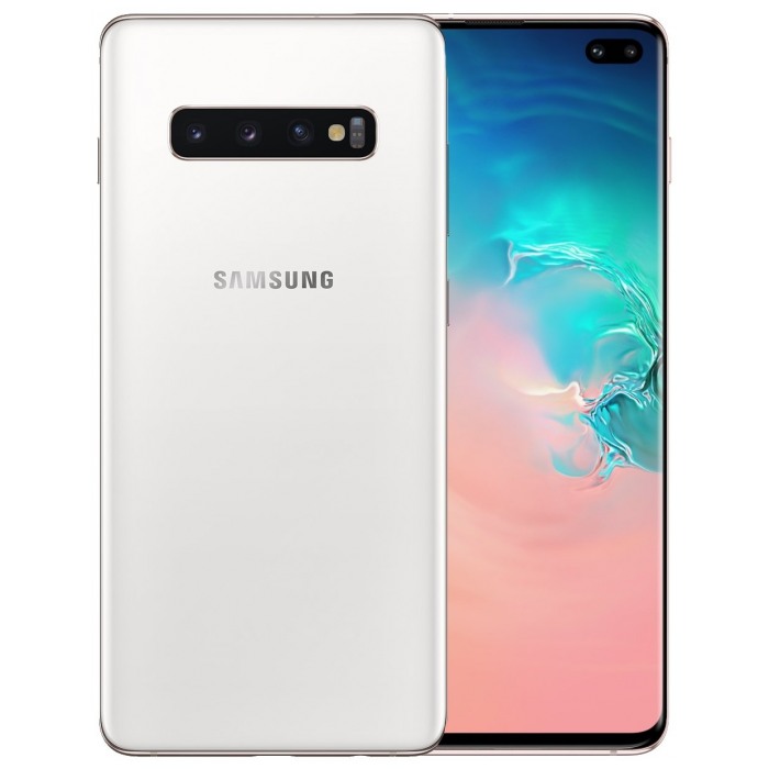 картинка Смартфон Samsung Galaxy S10 Plus 512GB Ceramic White (SM-G975FCWHXSG) от магазина КомпьютерЦентр