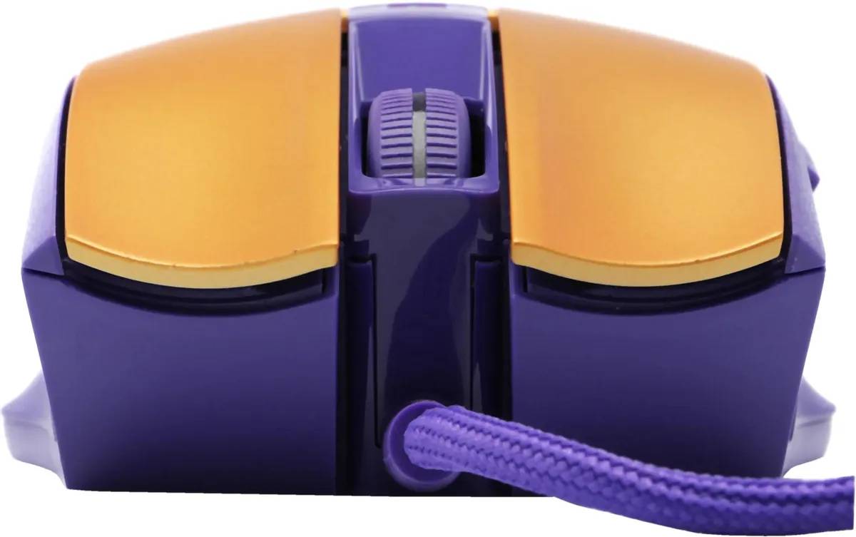 картинка Мышь A4Tech Bloody L65 Max желтый/ фиолетовый (L65 MAX/ ROYAL VIOLET) от магазина КомпьютерЦентр