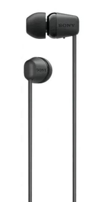 картинка Bluetooth гарнитура Sony WI-C100 Black от магазина КомпьютерЦентр