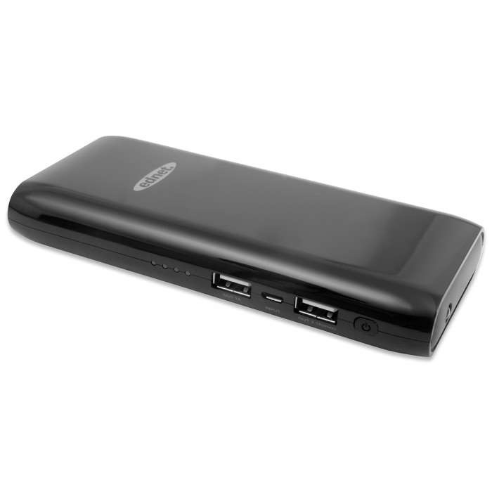 картинка Аккумулятор внешний Digitus Ednet 10000mAh Black (31888) от магазина КомпьютерЦентр