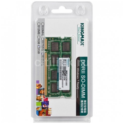 картинка Оперативная память Kingmax SO-DIMM DDR2 2Gb 800MHz PC2-6400  от магазина КомпьютерЦентр
