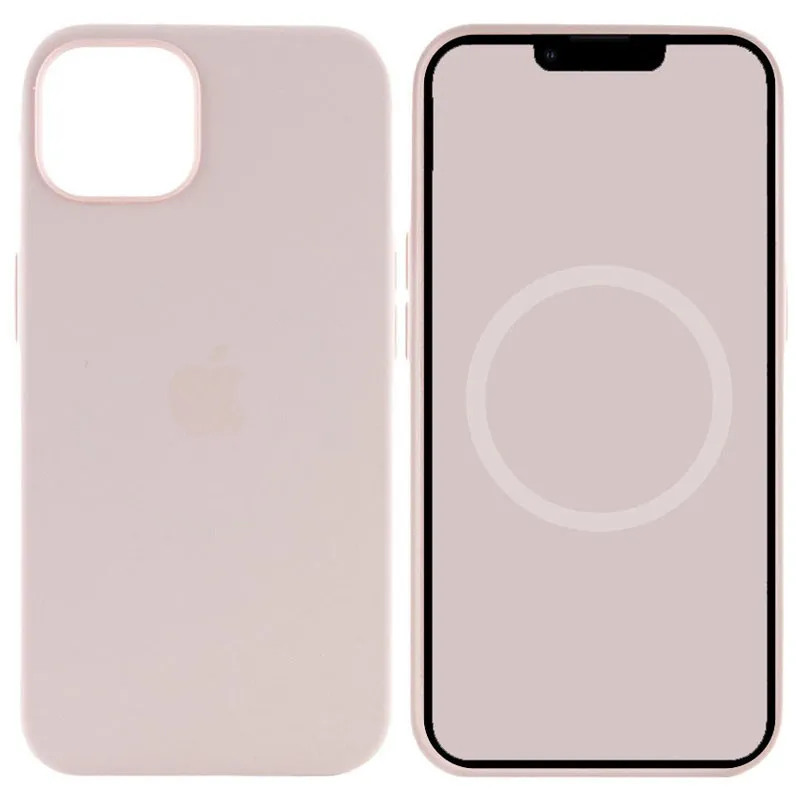 картинка Чехол Silicone case Full with MagSafe (Animation) for iPhone 15 Pro Max, Light pink от магазина КомпьютерЦентр
