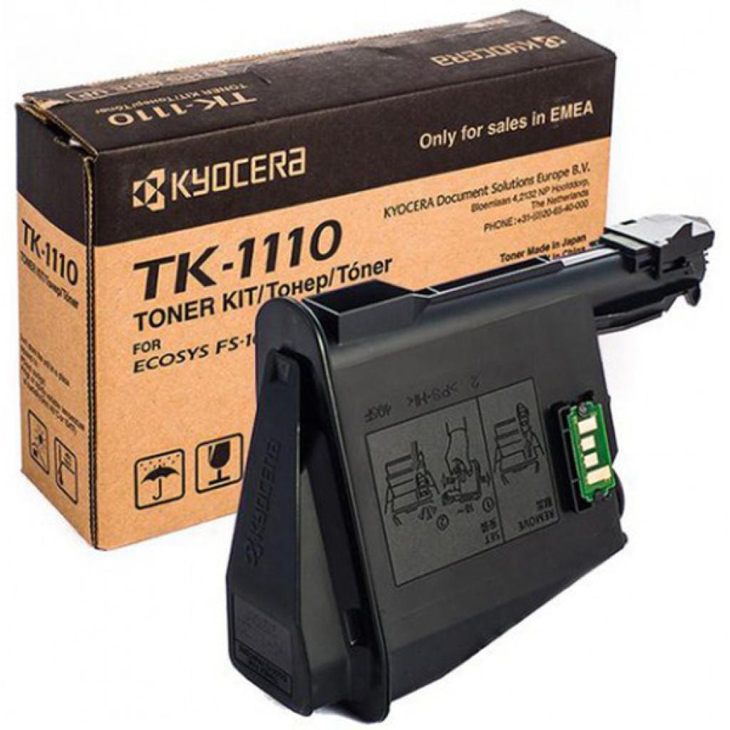 картинка Тонер Картридж Kyocera TK-1110 черный для Kyocera FS-1040/ 1020/ 1120 (2500стр.) от магазина КомпьютерЦентр