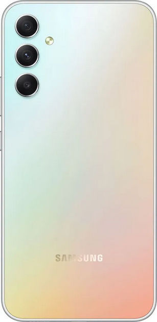 картинка Смартфон Samsung Galaxy A34 SM-A346 Silver 6.6'' 8Gb / 256Gb от магазина КомпьютерЦентр