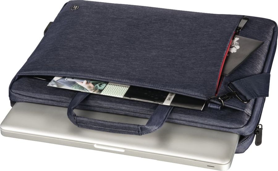 картинка Сумка для ноутбука Hama Manchester 15.6'' Blue (00101871) от магазина КомпьютерЦентр