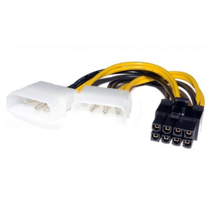 картинка Кабель ATcom Video Power 8pin to 2molex 0.15m (8604) от магазина КомпьютерЦентр