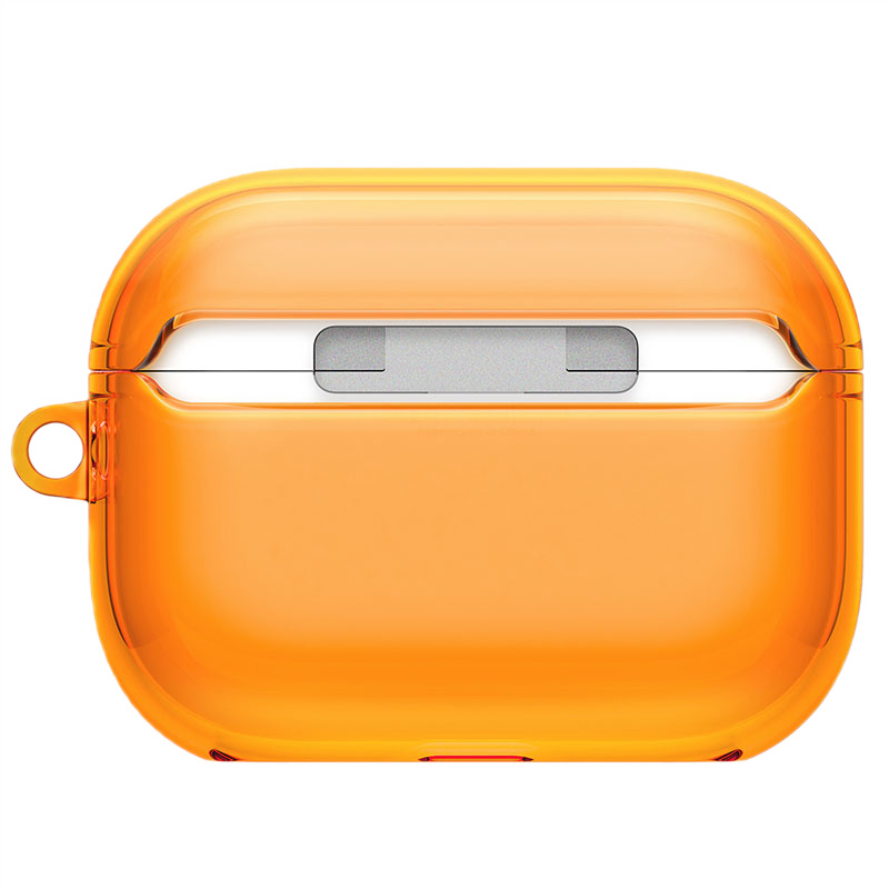 картинка Чехол Uniq Glase TPU Golden Citrus для AirPods Pro 3, оранжевый от магазина КомпьютерЦентр