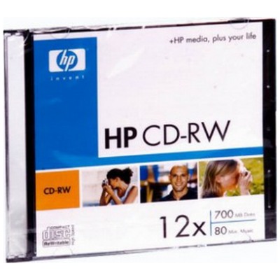 картинка Диск HP CD-RW 700Мb 12x Slim от магазина КомпьютерЦентр