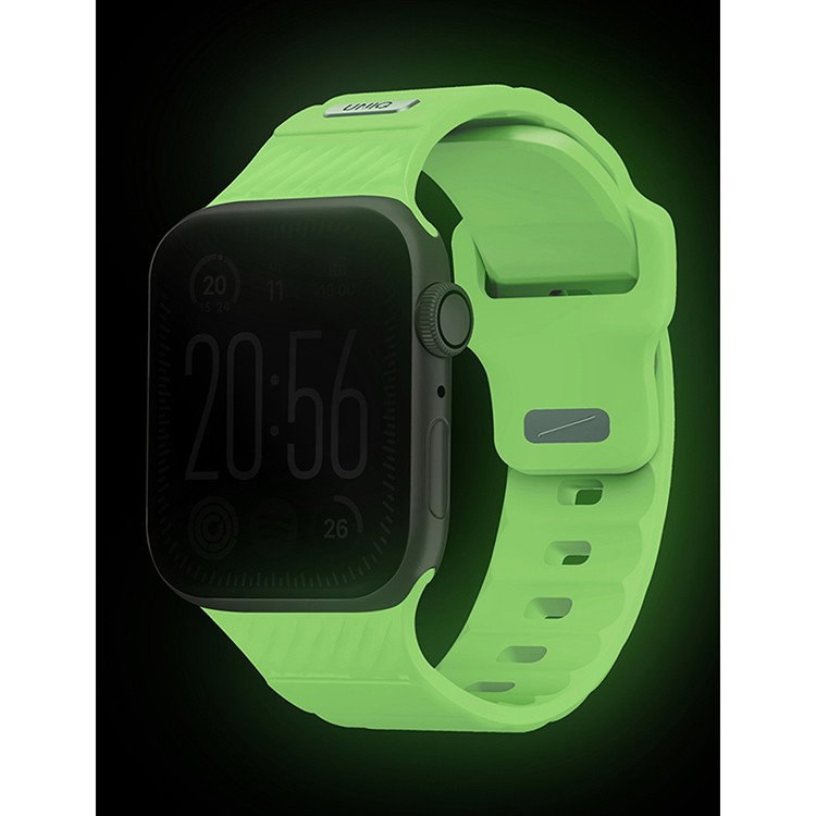 картинка Ремень каучуковый Uniq STRIDE FKM RUBBER для Apple Watch 49/ 46/ 45/ 44/ 42 LUME (49MM-STRSELUME) от магазина КомпьютерЦентр