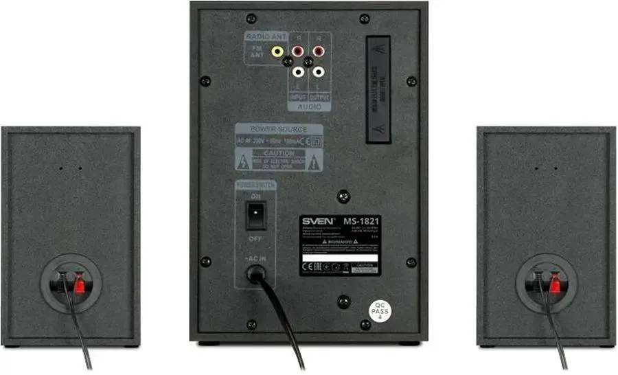 картинка Акустика Sven MS-1821, 2.1, черный Bluetooth от магазина КомпьютерЦентр