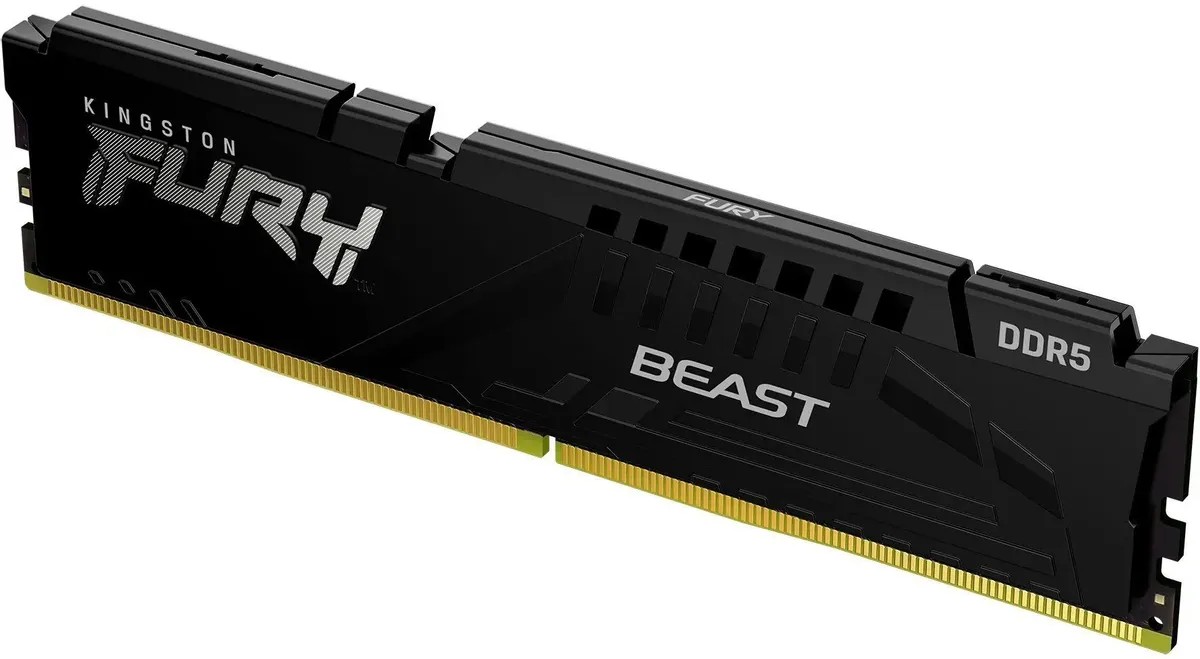 картинка DIMM DDR5 32Gb 5600MHz PC5-44800 Kingston Fury Beast Black (KF556C40BB-32) от магазина КомпьютерЦентр