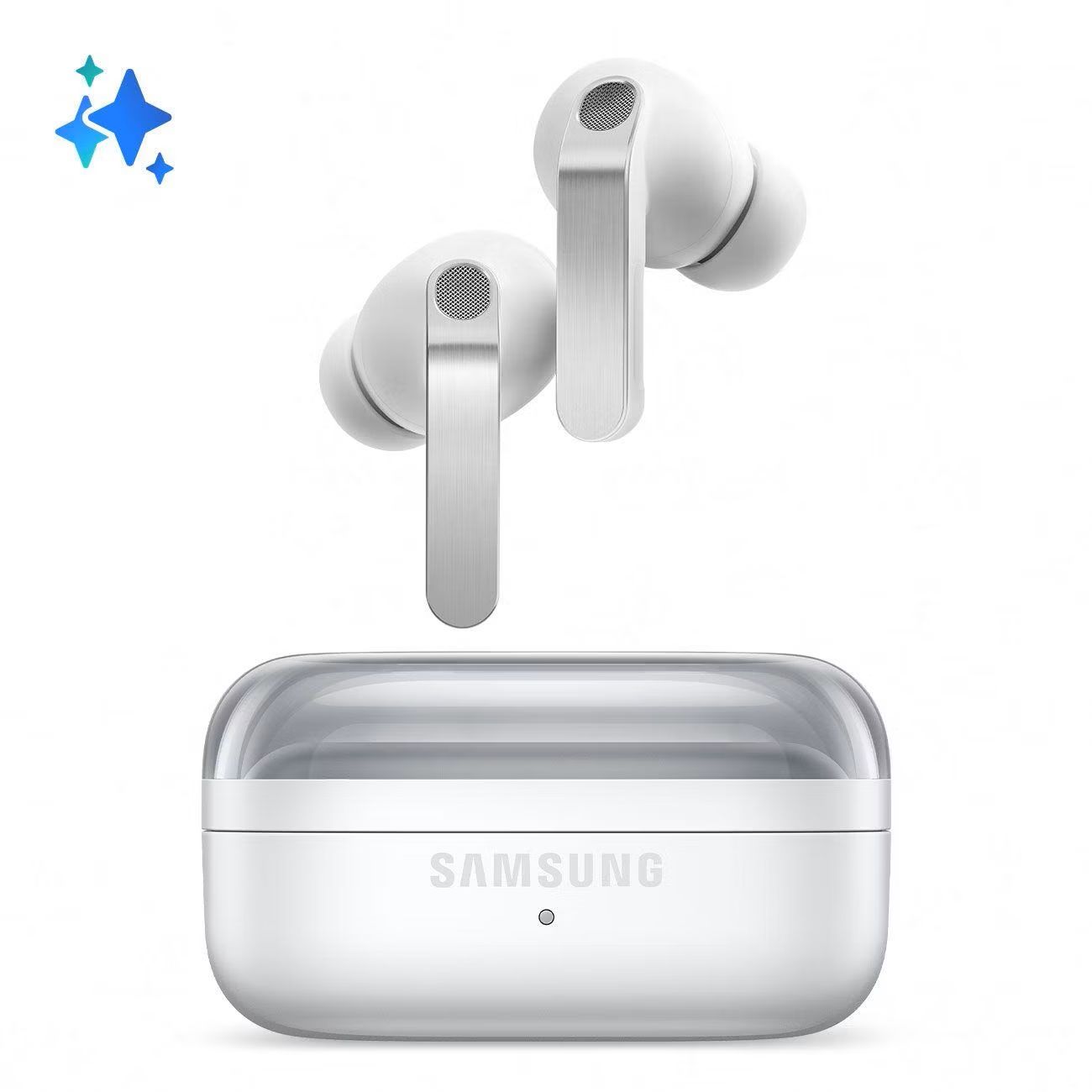 картинка Наушники TWS Samsung Galaxy Buds 4 Pro белый (SM-R640) от магазина КомпьютерЦентр