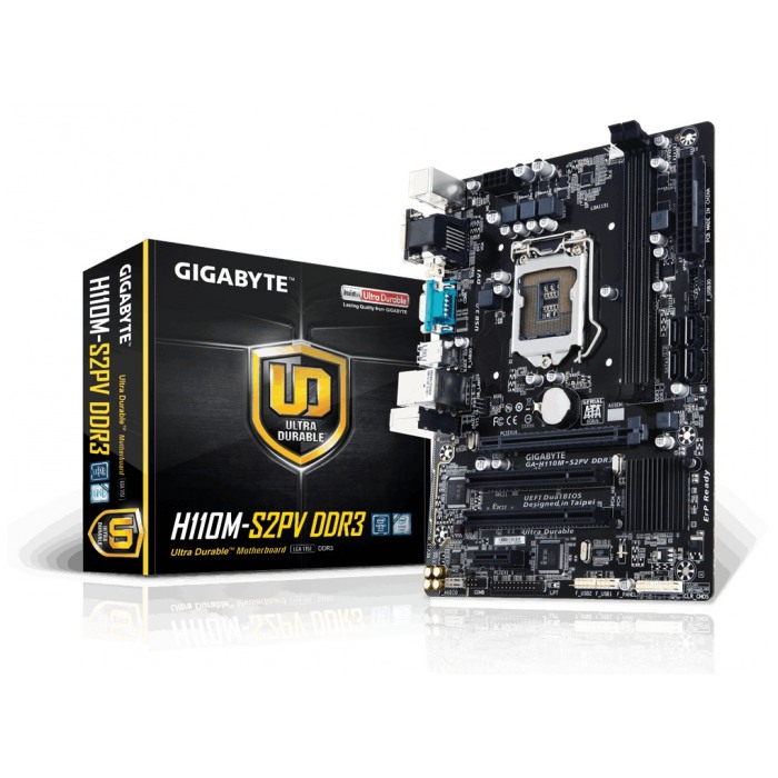 картинка Материнская плата Gigabyte GA-H110M-S2PV DDR3 (GA-H110M-S2PV DDR3) от магазина КомпьютерЦентр