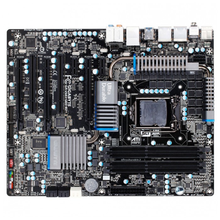 картинка Материнская плата Gigabyte GA-Z68X-UD5-B3 (GA-Z68X-UD5-B3) от магазина КомпьютерЦентр