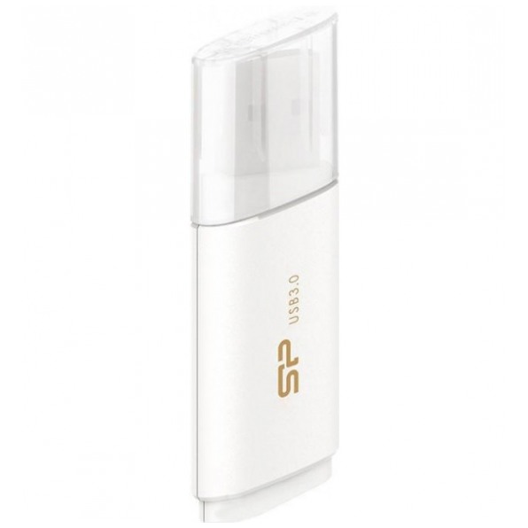 картинка Флешка USB SiliconPower 16Gb Blaze Black B06 White USB3.1 (SP016GBUF3B06V1W) от магазина КомпьютерЦентр