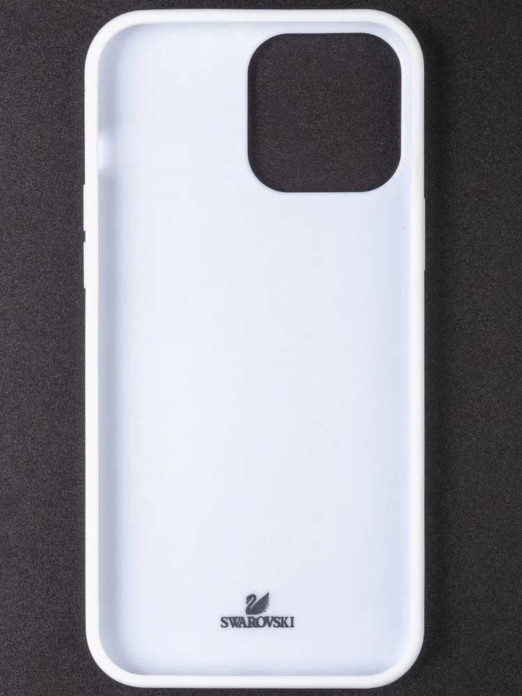 картинка Чехол Swarovski для iphone 13 Pro Белый от магазина КомпьютерЦентр
