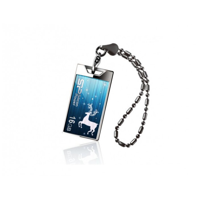 картинка Флешка USB SiliconPower 16Gb Touch 850 Blue Limited Edition (SP016GBUF2850V1A-LE) от магазина КомпьютерЦентр