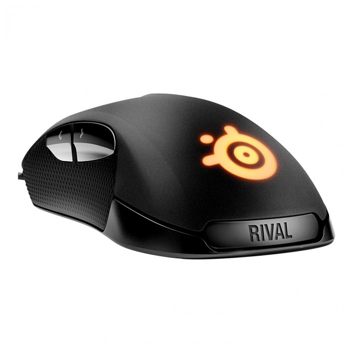 картинка Мышка SteelSeries Rival lazer USB Black (62271) от магазина КомпьютерЦентр