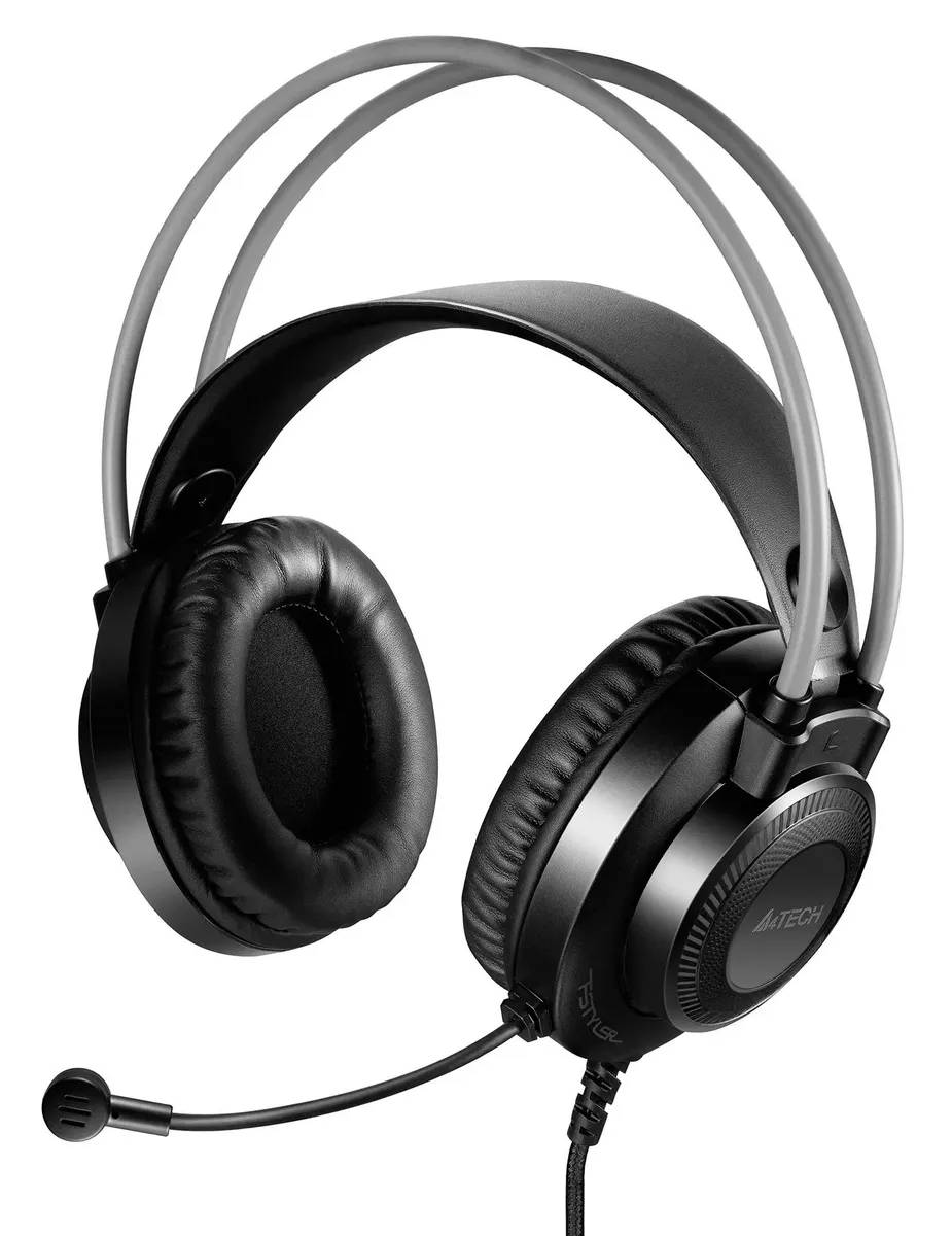 картинка Гарнитура A4-Tech Fstyler FH200i Gray (FH200I GREY) от магазина КомпьютерЦентр