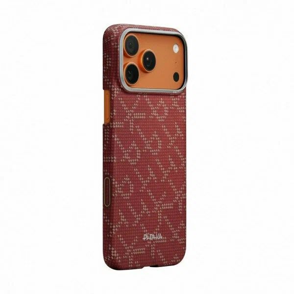 картинка Чехол PITAKA Ultra-Slim Case для iPhone 17 Pro 6.3'', Gold/ Red от магазина КомпьютерЦентр