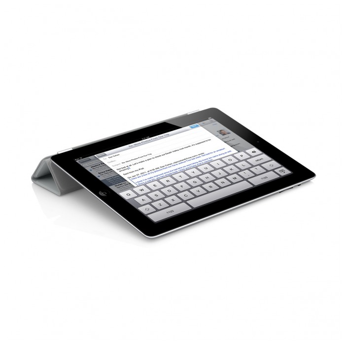 картинка Чехол Apple Case Smart Cover Light Grey for New iPad/ iPad2 (MD307) от магазина КомпьютерЦентр