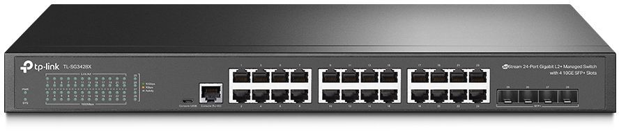 картинка Switch 24-port TP-Link TL-SG3428X 24G 4SPF+ управляемый от магазина КомпьютерЦентр