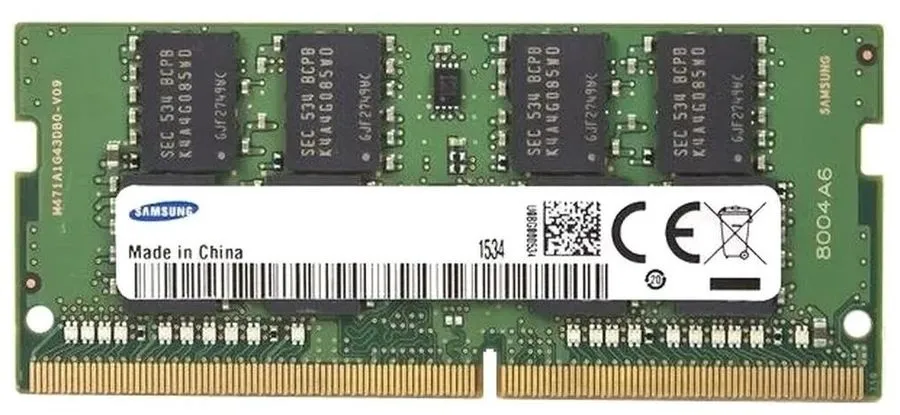 картинка SO-DIMM DDR4 16Gb 3200MHz PC4-25600 Samsung (M471A2K43EB1-CWE) от магазина КомпьютерЦентр