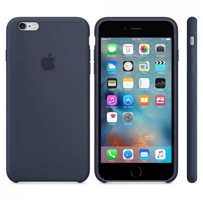 картинка Чехол Apple Silicone Case for iPhone 6/ 6S Midnight Blue от магазина КомпьютерЦентр