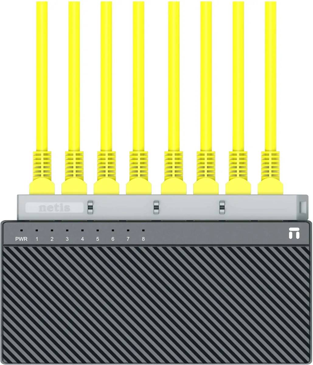 картинка Switch 8-port Netis ST3108GC (L2) неуправляемый 10/ 100/ 1000 BASE-TX от магазина КомпьютерЦентр