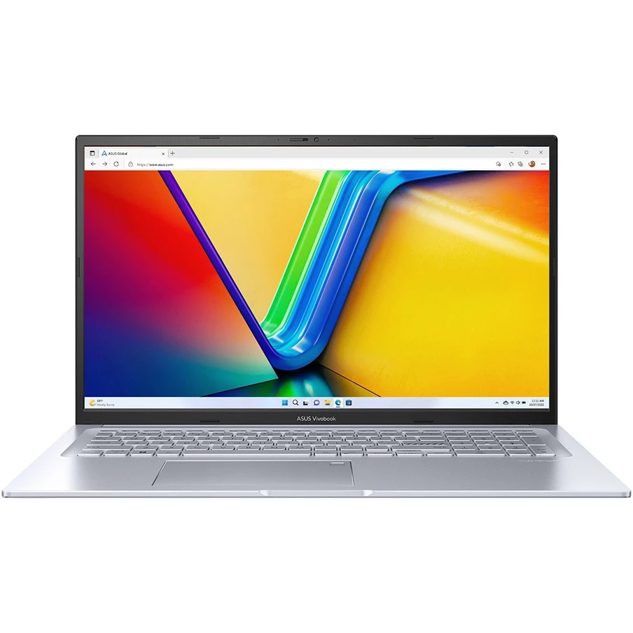 картинка Ноутбук ASUS VivoBook 17X M3704YA-AU129 17.3'' FHD IPS /  Ryzen 5 7430U/  16Gb/  512Gb SSD/  UMA/  DOS/  Cool Silver от магазина КомпьютерЦентр