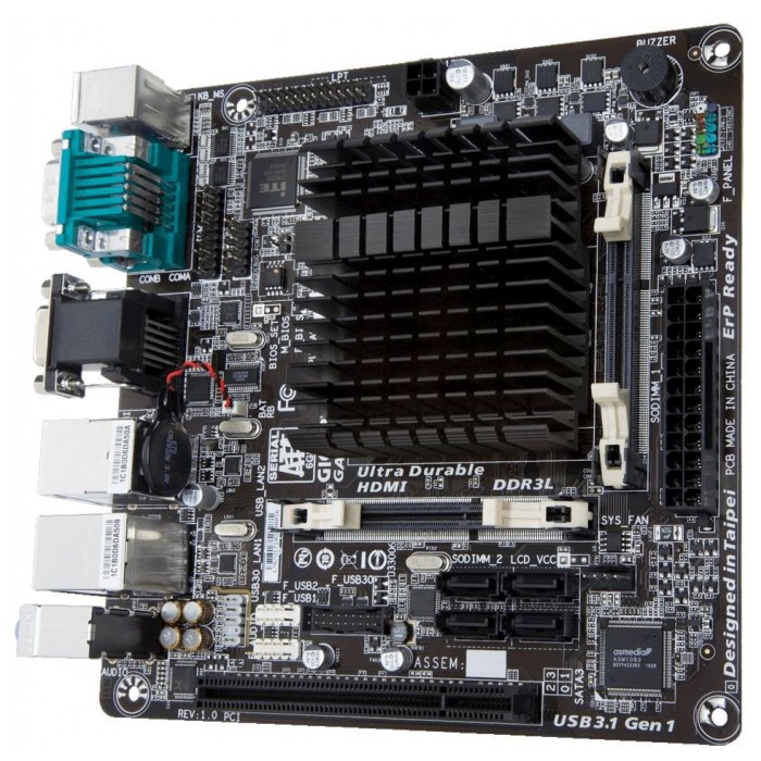 картинка Материнская плата Gigabyte GA-J3455N-D3H + CPU (GA-J3455N-D3H) от магазина КомпьютерЦентр