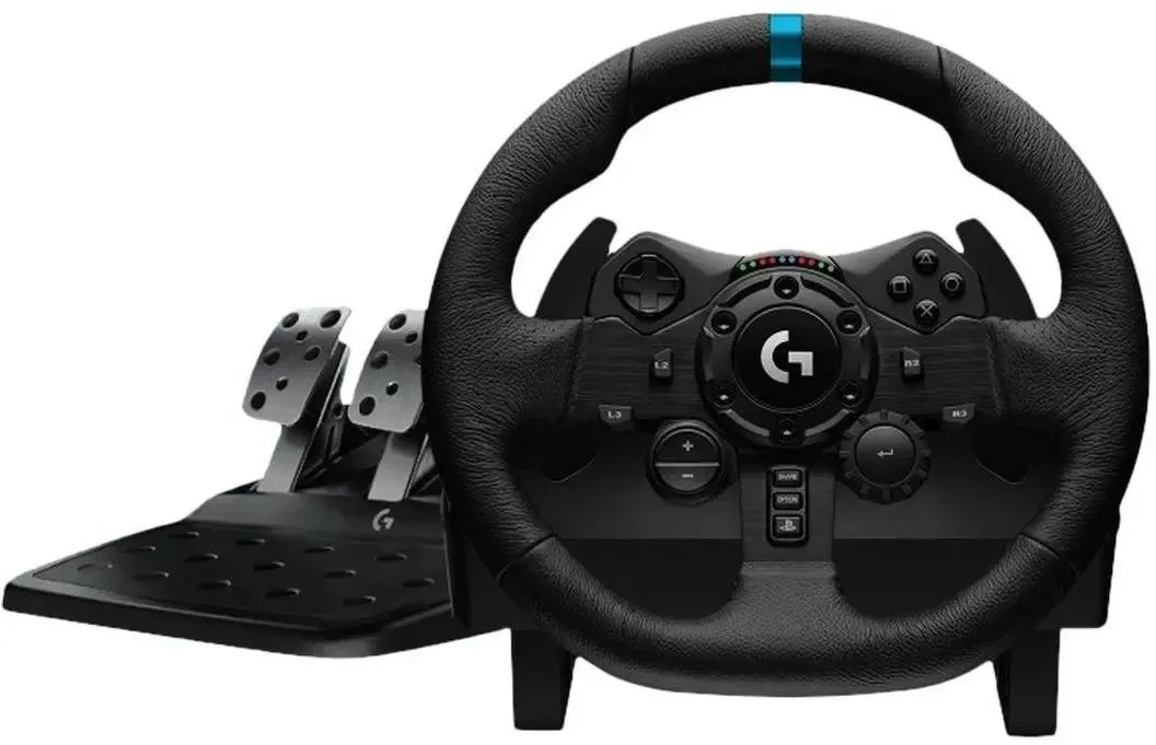 картинка Игровой руль + педали Logitech G923 TRUEFORCE (для PS5 /  PS4 /  PC) от магазина КомпьютерЦентр