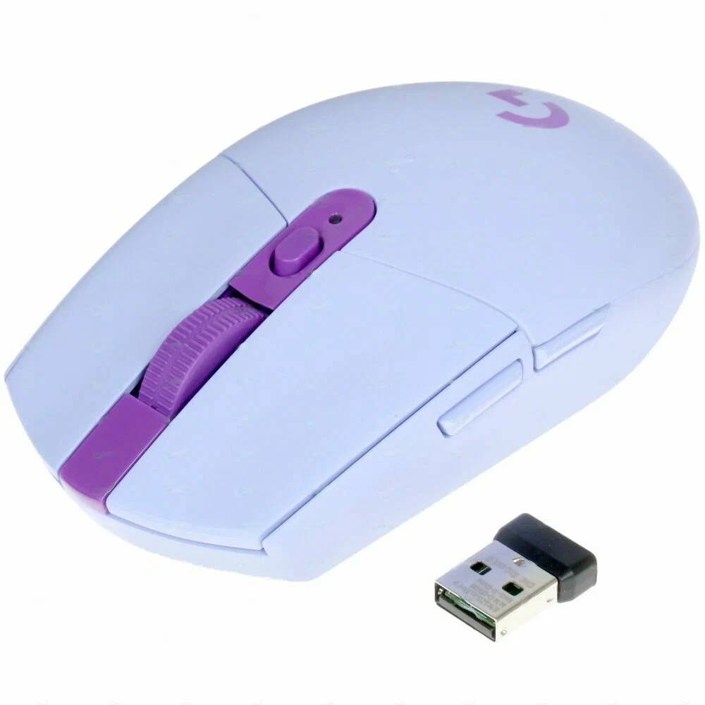 картинка Игровая мышь Logitech G G304 Lightspeed, фиолетовый от магазина КомпьютерЦентр