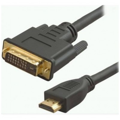 картинка Кабель ATcom HDMI to DVI 1.8m 2 ferrite (3808) от магазина КомпьютерЦентр