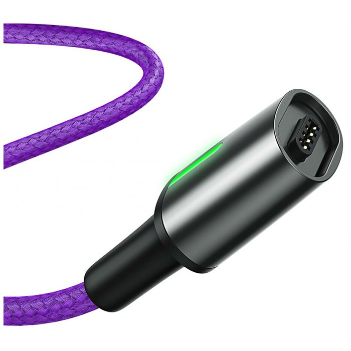 картинка Кабель Baseus Zinc Magnetic IPhone 2.4a 1m Purple (CALXC-A05) от магазина КомпьютерЦентр