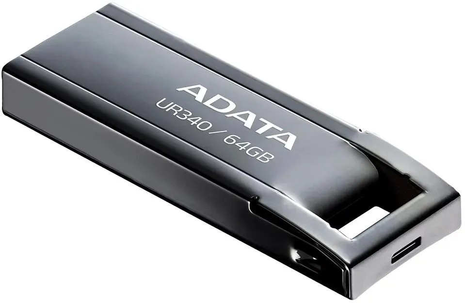картинка USB3.2 накопитель 64Gb A-Data UR340 AROY Black (AROY-UR340-64GBK) от магазина КомпьютерЦентр