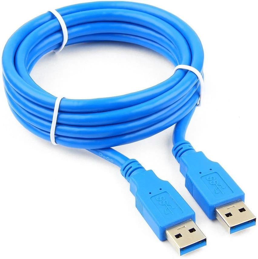 картинка Кабель Gembird/ Cablexpert Pro CCP-USB3-AMAM-6, AM/ AM, 1.8м, экран, синий от магазина КомпьютерЦентр