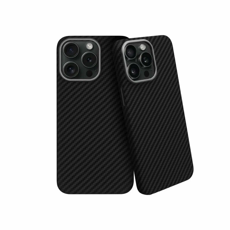 картинка Чехол-накладка K-DOO Kevlar case black для iPhone 15 Pro Max от магазина КомпьютерЦентр