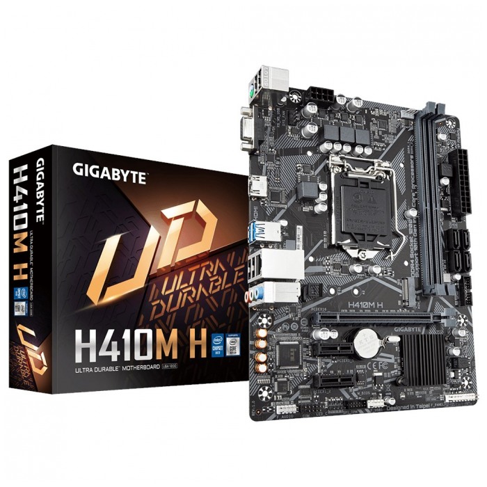 картинка Материнская плата Gigabyte H410M H S1200 (H410M H) от магазина КомпьютерЦентр