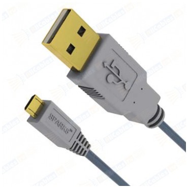 картинка Кабель Sparks USB 2.0 a->Micro b Gold 1.8m (SG1195) от магазина КомпьютерЦентр