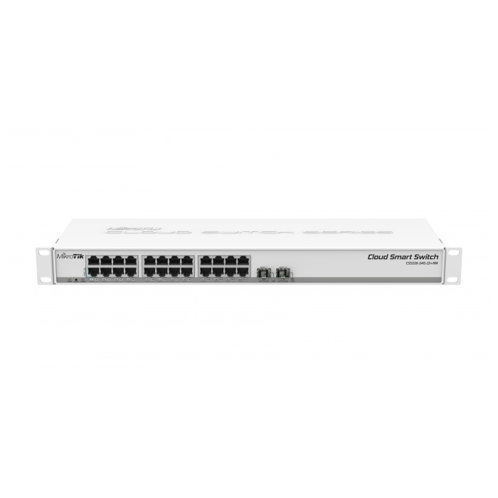 картинка Свитч Mikrotik 24-port CSS326-24G-2S+RM 2SFP+ управляемый (CSS326-24G-2S+RM) от магазина КомпьютерЦентр
