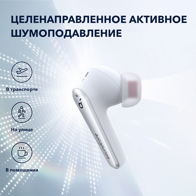 картинка Bluetooth-гарнитура Anker Soundcore Liberty Air 2 Pro A3951 White от магазина КомпьютерЦентр