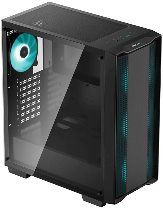 картинка Корпус Deepcool CC560 Black, без БП, ATX, 4x120mm, 1xUSB2.0, 1xUSB 3.0, Audio, (R-CC560-BKGAA4-G-1) от магазина КомпьютерЦентр