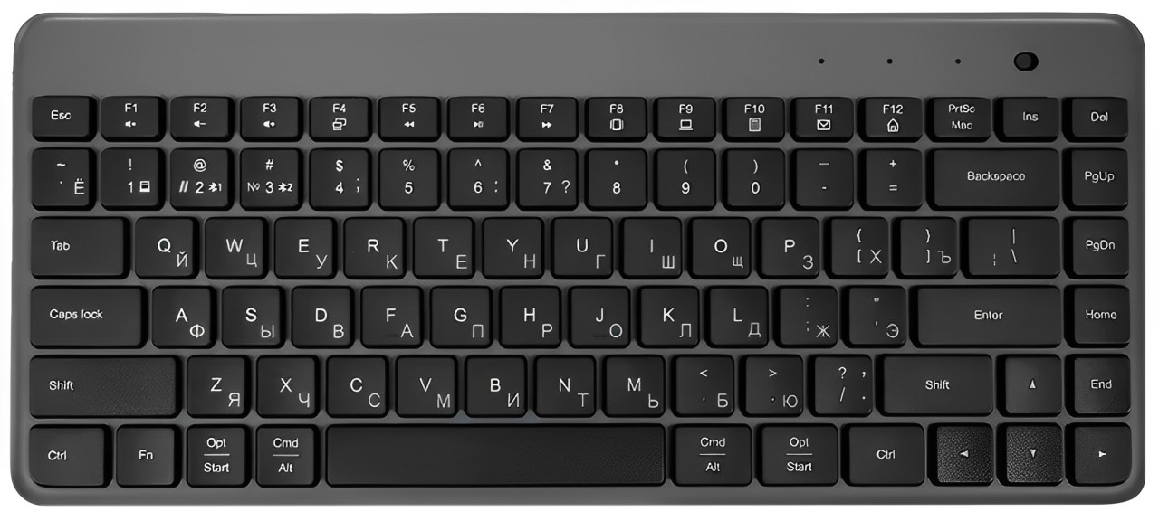 картинка Клавиатура Xiaomi Mi Dual Mode Wireless Keyboard XMBXJP01YM Black RU от магазина КомпьютерЦентр