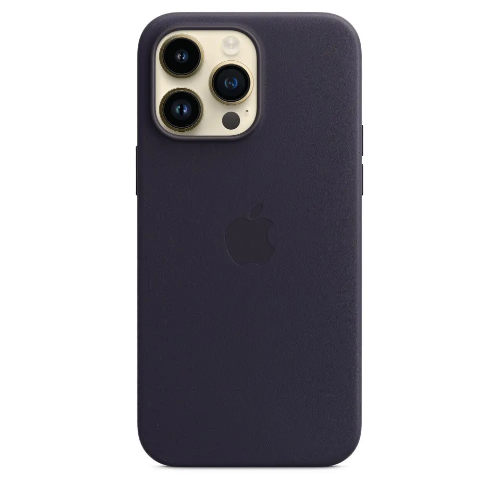 картинка Чехол Apple Leather Case with MagSafe (Deep Violet) MM1Q3FE/ A для iPhone 14 Pro Max от магазина КомпьютерЦентр