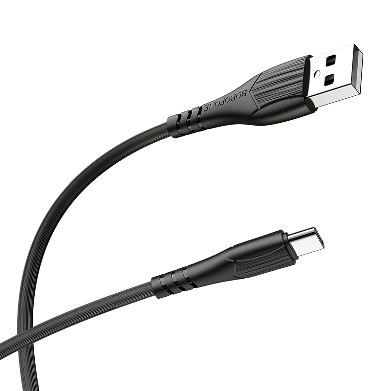 картинка Data Cable Borofone BX37 Wieldy Type C 1m Black от магазина КомпьютерЦентр